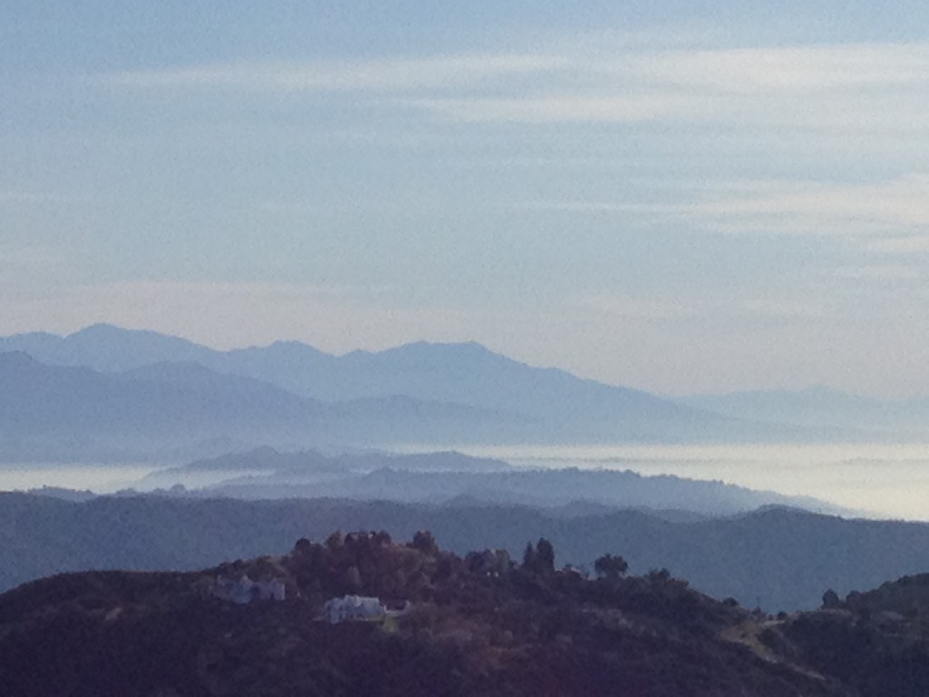 Foggy View from Saddle Peak