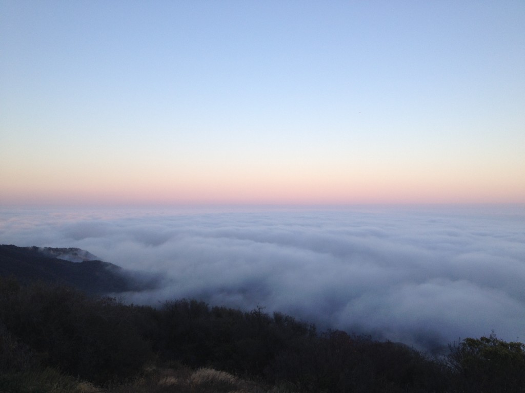 Foggy Ocean from Parker Mesa