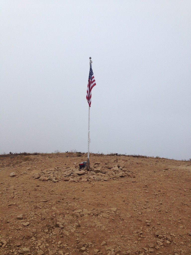 American Flag at Magu Peak