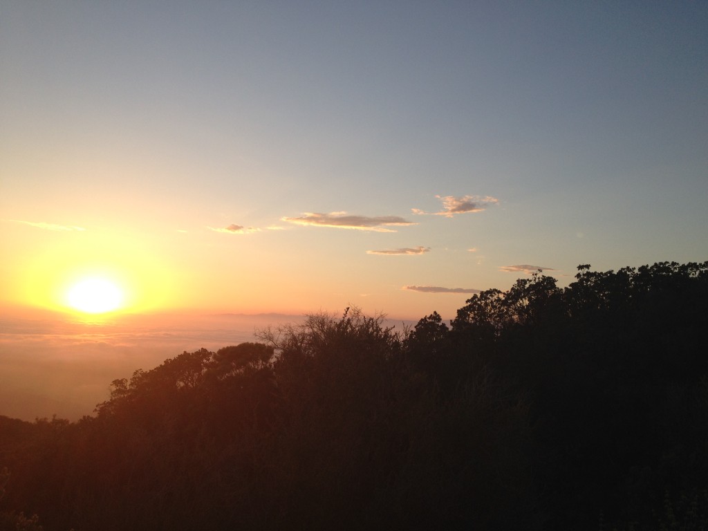 Sunset from Conejo Peak