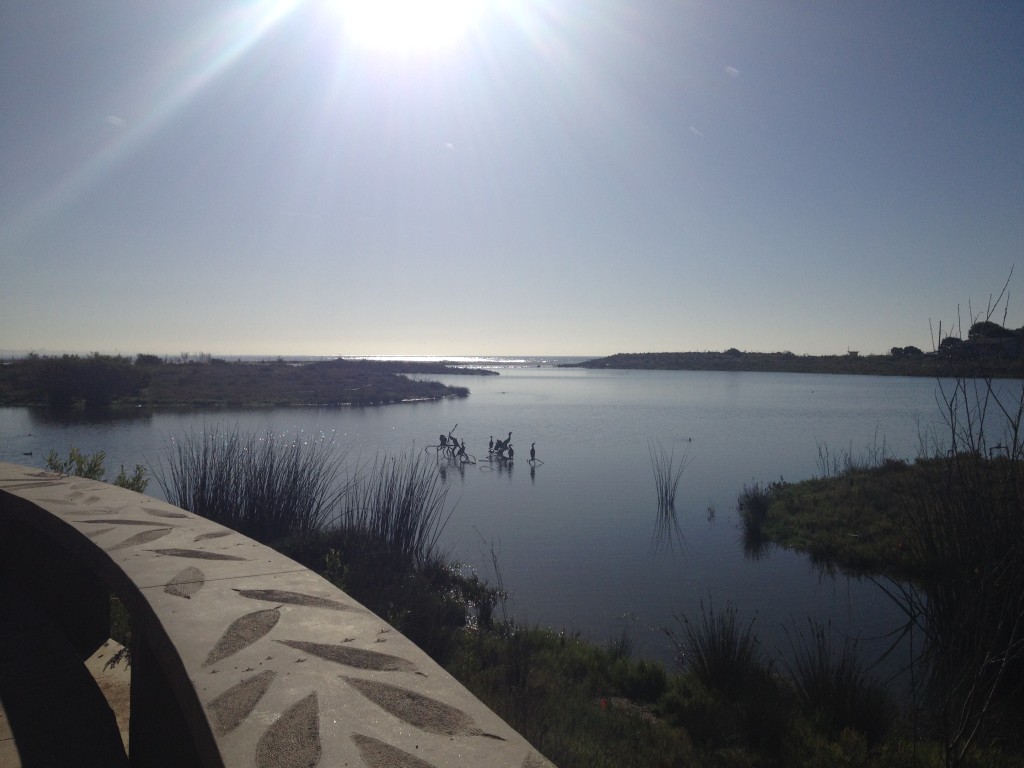 Malibu Lagoon with Architectural Feature